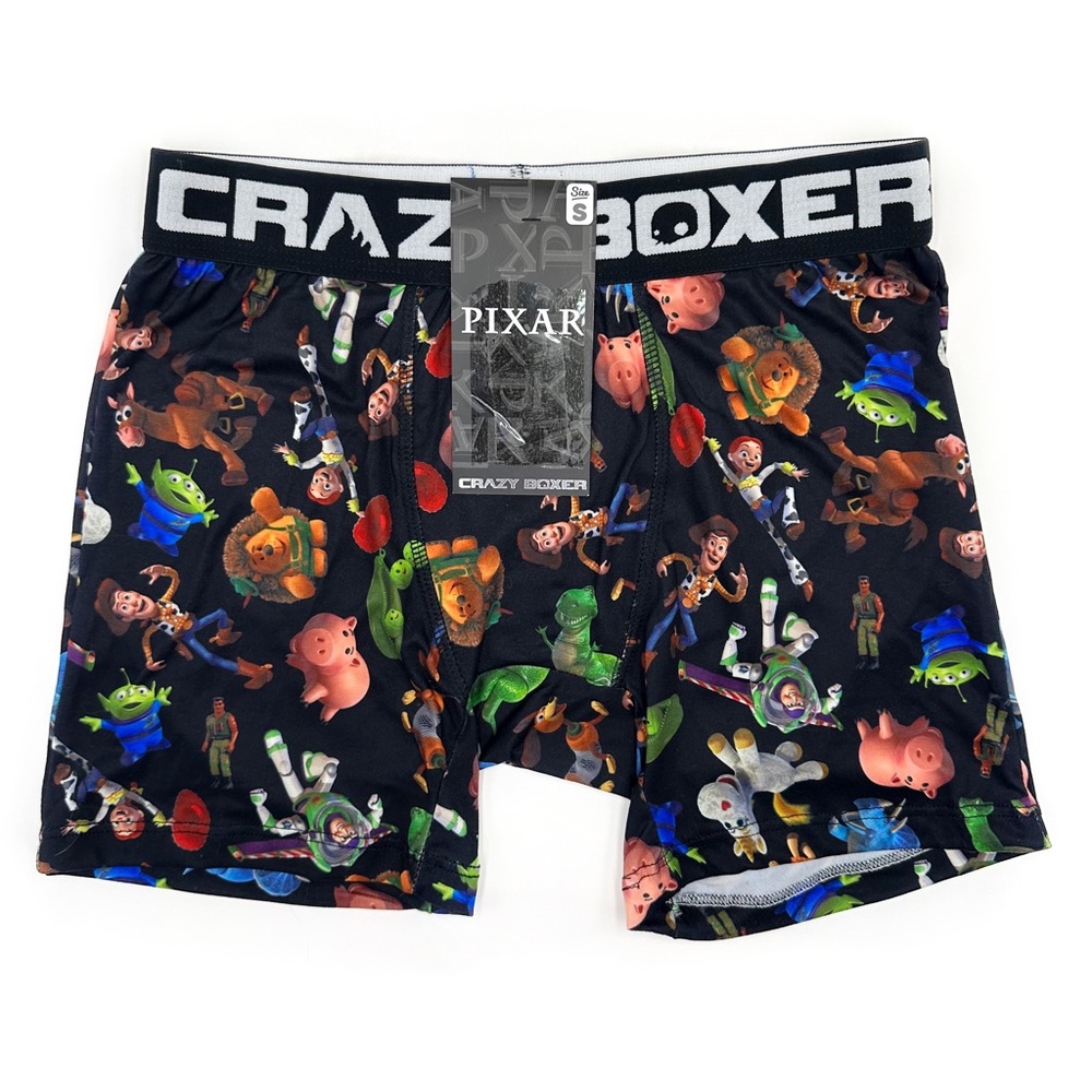 Disney Pixar Toy Story 3 Crazy Boxer Briefs Mens Small Underwear Woody Buzz Rex